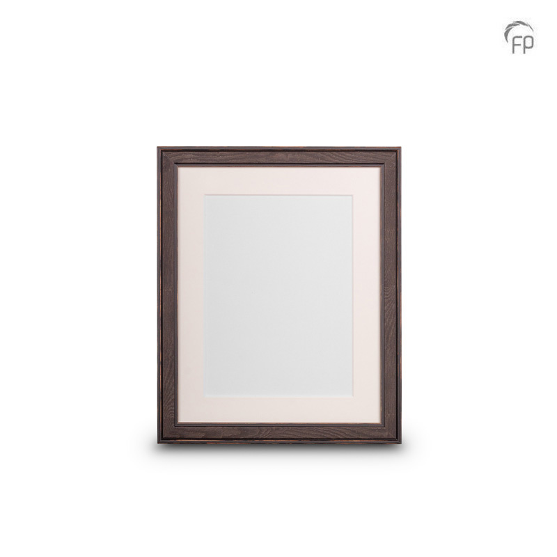 Houten fotolijst zwart — groot formaat (foto 20 × 25 cm)